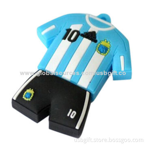 USB Flash Memory, New Soccer Jersey Model, 32GB Capacity, OEM Orders are Welcome